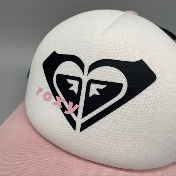 Roxy Pink and White Logo Cap - Picture 2 of 6